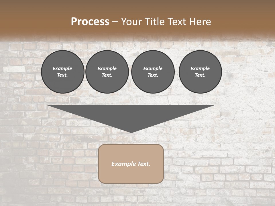 Weathered Textured Stonewall PowerPoint Template