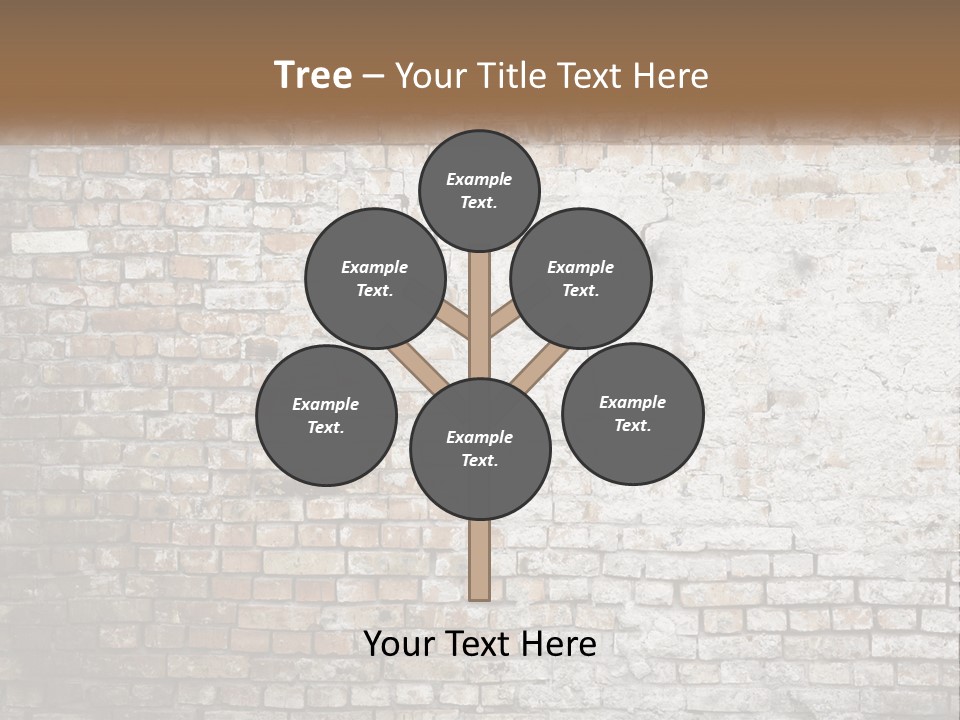 Weathered Textured Stonewall PowerPoint Template