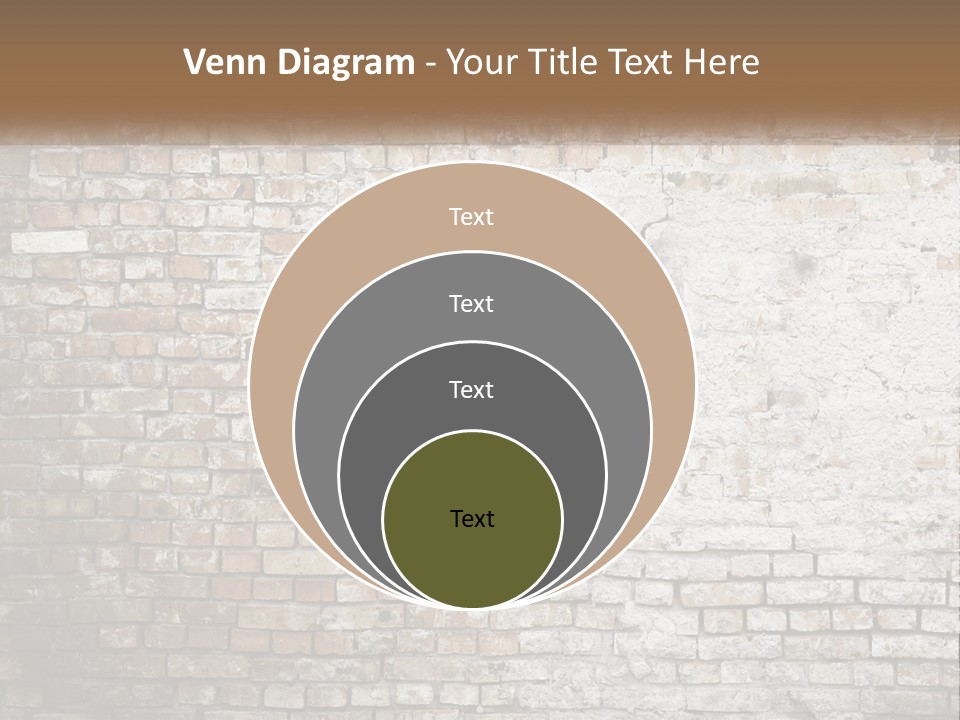 Weathered Textured Stonewall PowerPoint Template