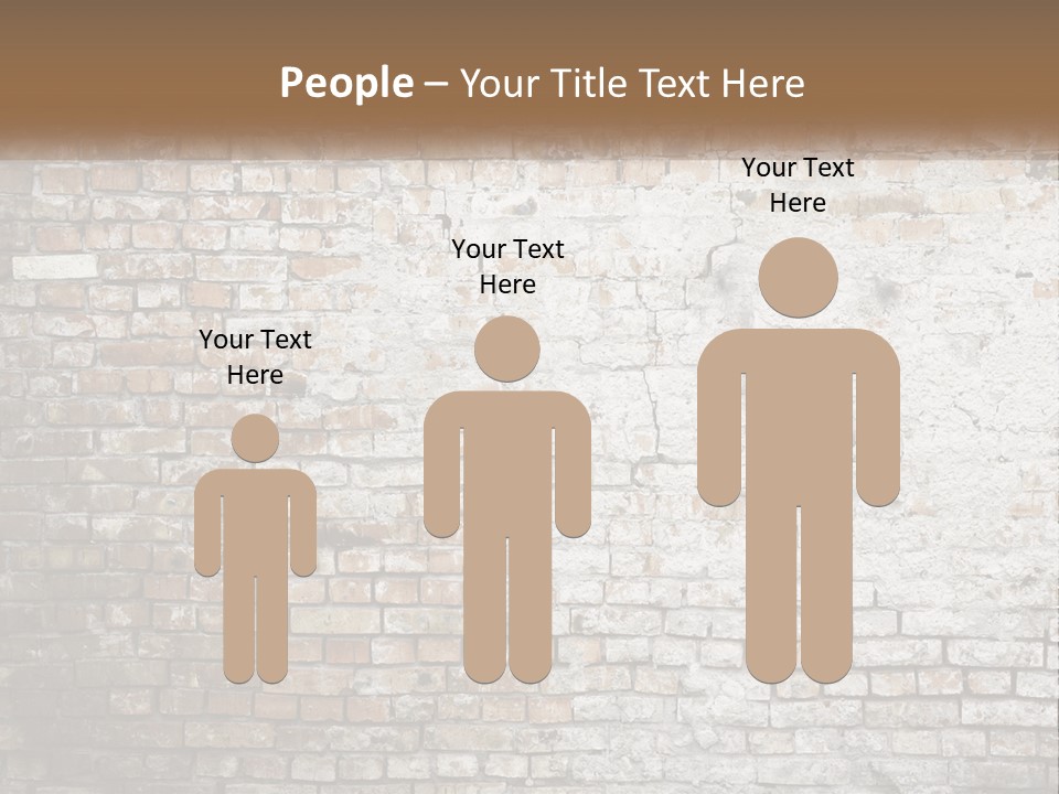 Weathered Textured Stonewall PowerPoint Template