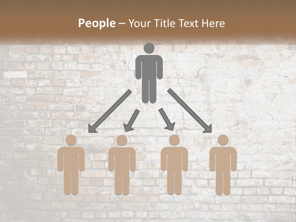 Weathered Textured Stonewall PowerPoint Template