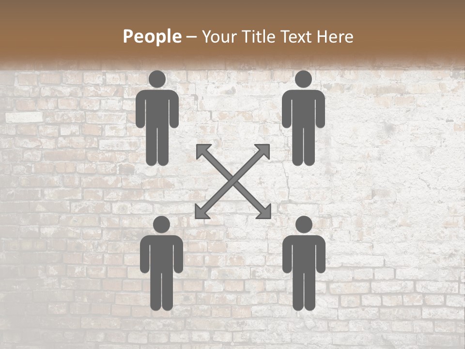 Weathered Textured Stonewall PowerPoint Template