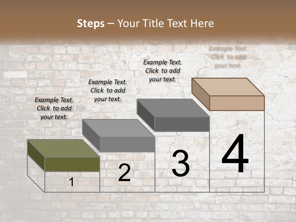 Weathered Textured Stonewall PowerPoint Template