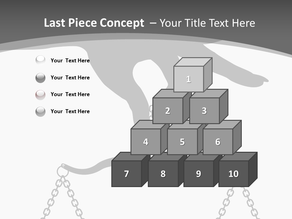 Woman Decision Person PowerPoint Template