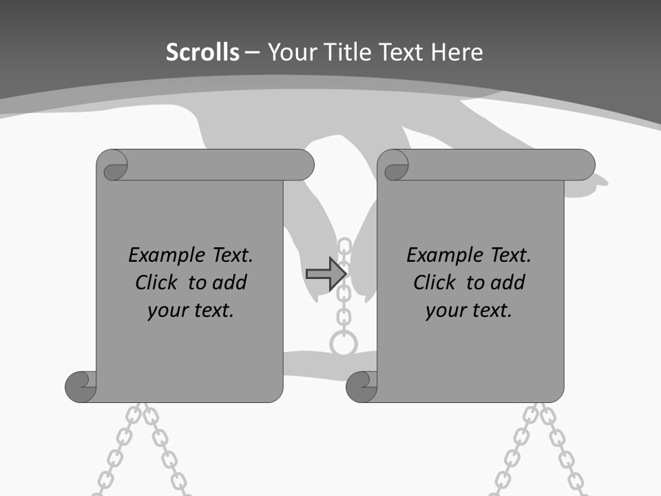 Woman Decision Person PowerPoint Template