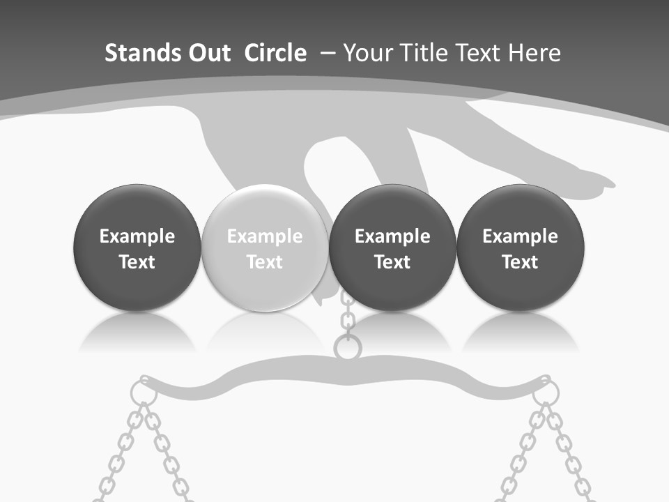 Woman Decision Person PowerPoint Template