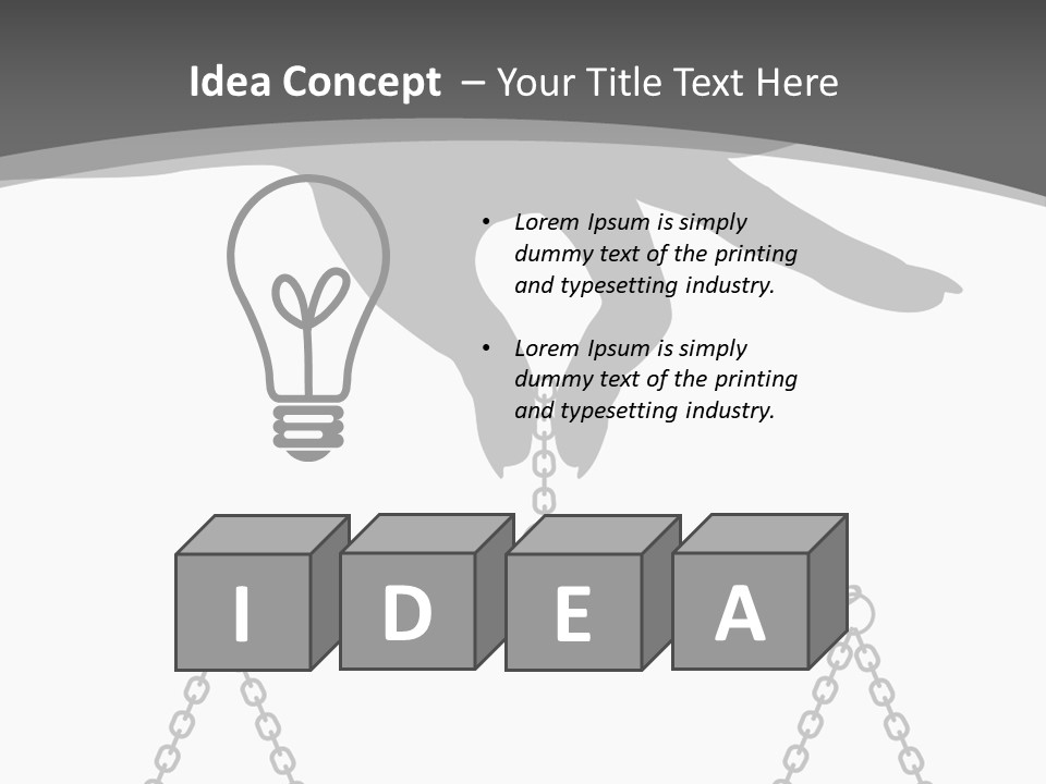 Woman Decision Person PowerPoint Template