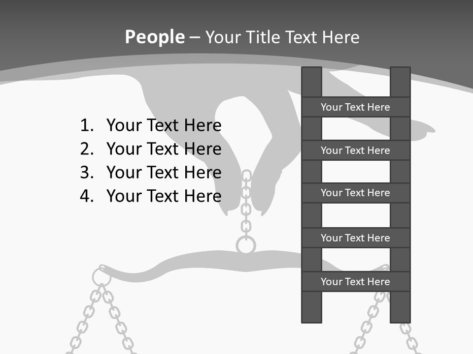 Woman Decision Person PowerPoint Template