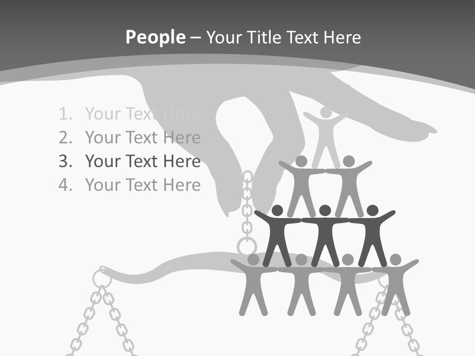 Woman Decision Person PowerPoint Template