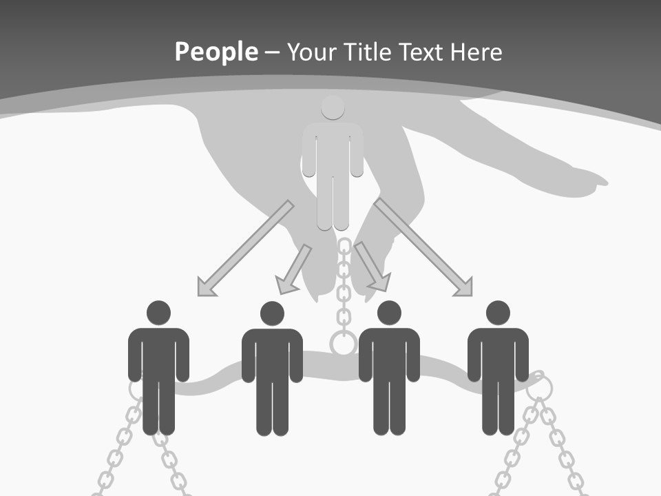 Woman Decision Person PowerPoint Template