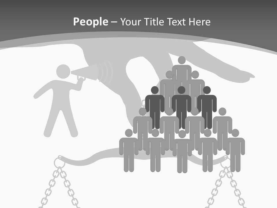 Woman Decision Person PowerPoint Template