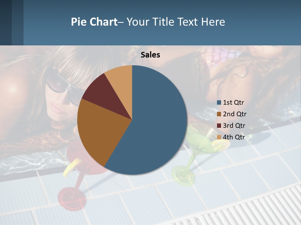 Water Girl Women PowerPoint Template