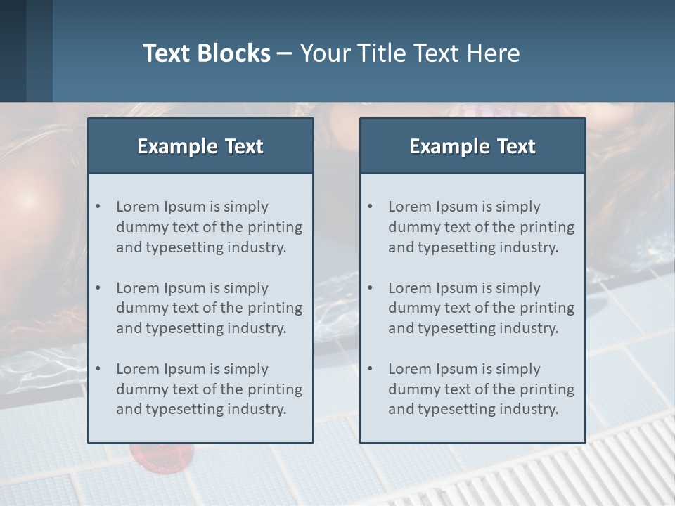 Water Girl Women PowerPoint Template