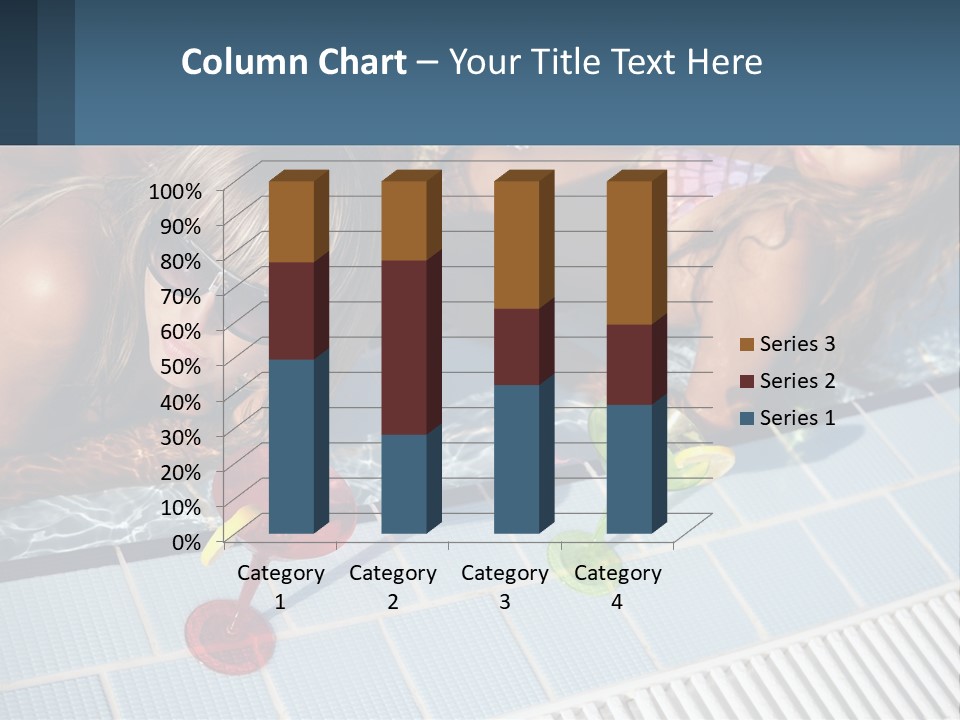 Water Girl Women PowerPoint Template