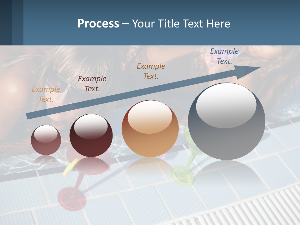 Water Girl Women PowerPoint Template