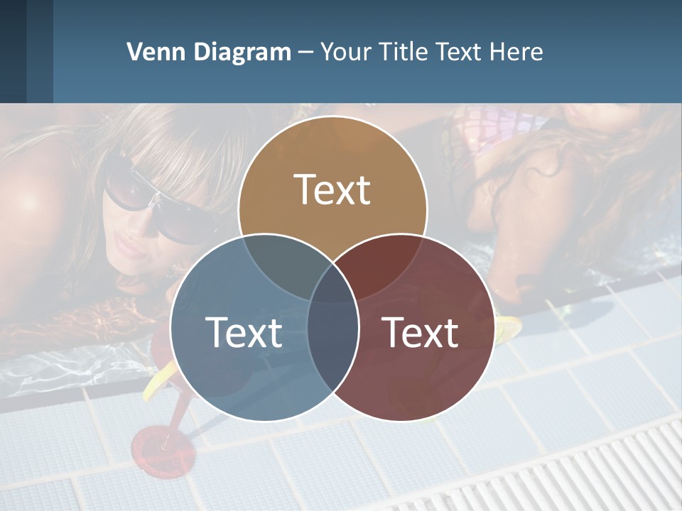 Water Girl Women PowerPoint Template