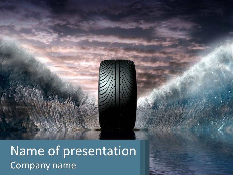 Competition Transportation Sparks PowerPoint Template