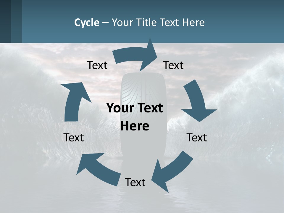 Competition Transportation Sparks PowerPoint Template