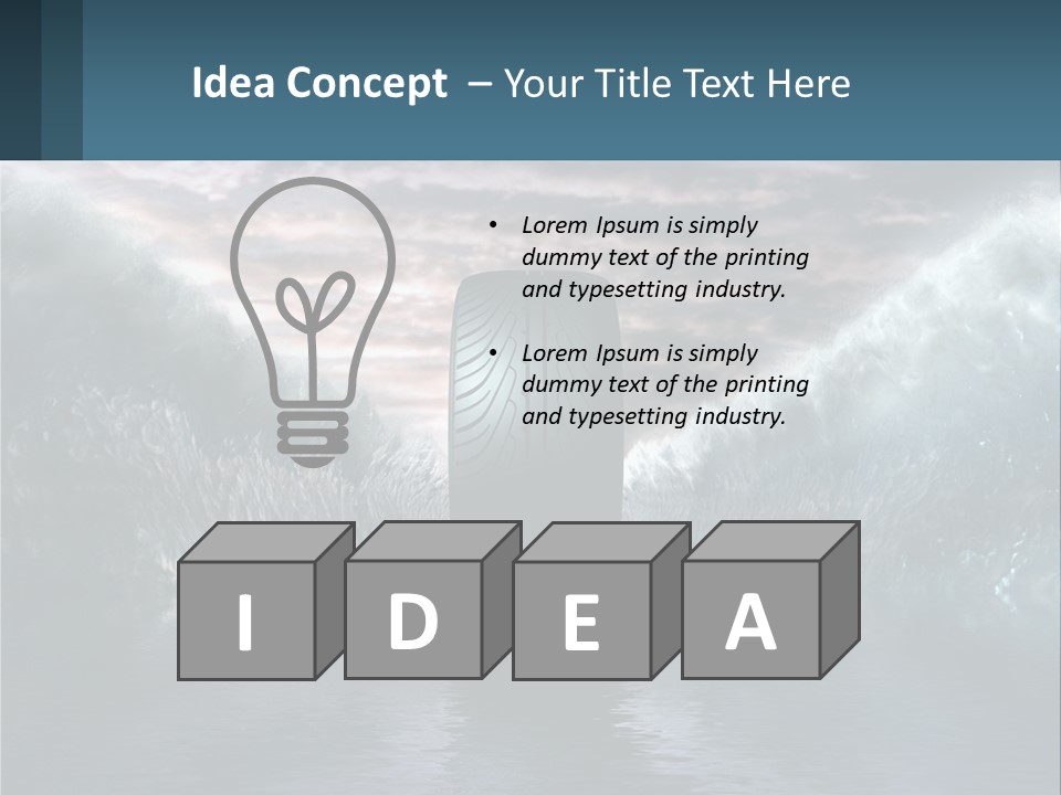 Competition Transportation Sparks PowerPoint Template