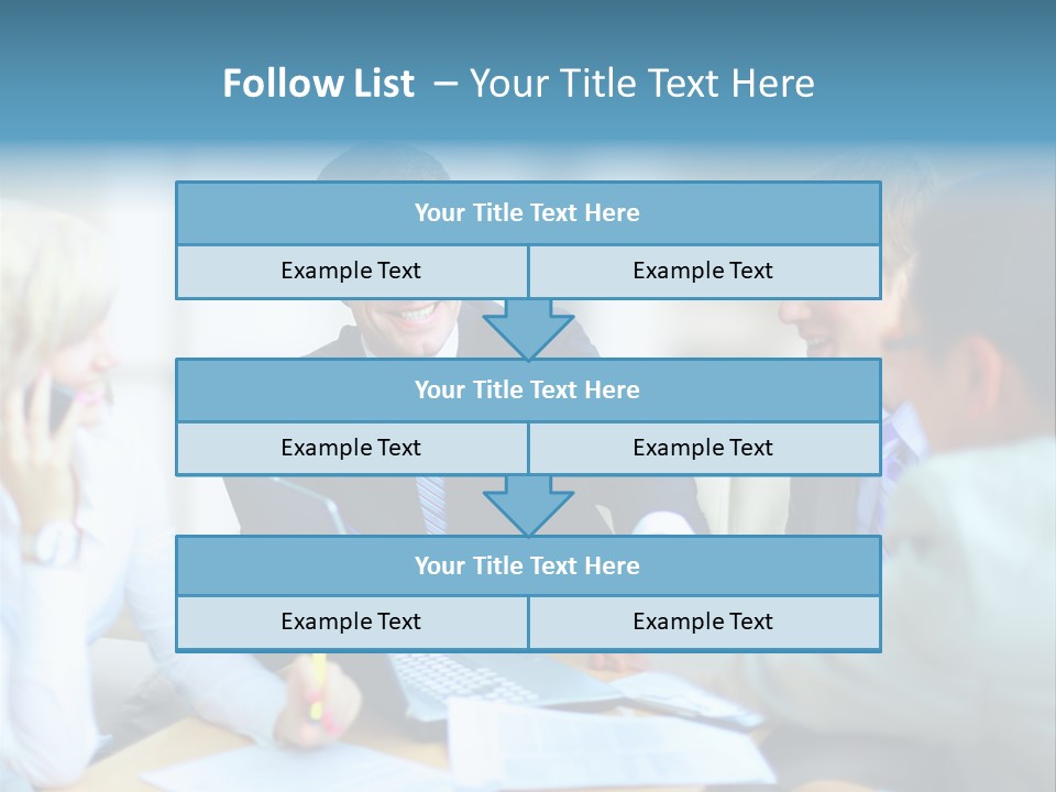 Pile Worker Success PowerPoint Template