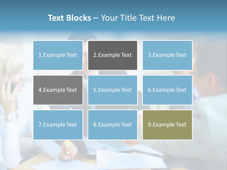 Pile Worker Success PowerPoint Template