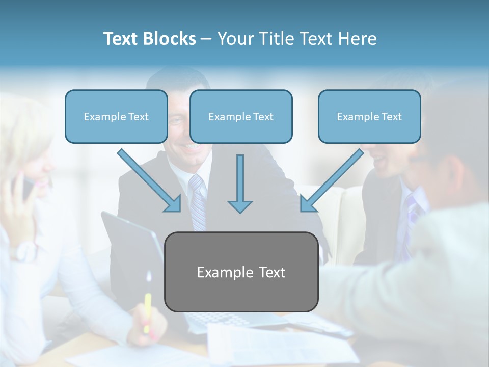 Pile Worker Success PowerPoint Template