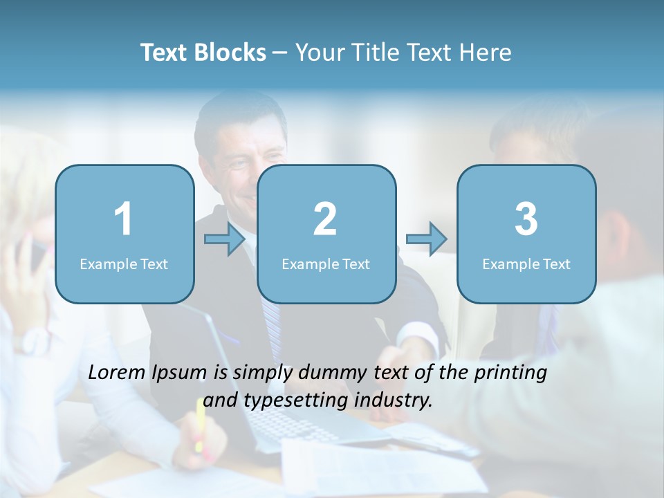 Pile Worker Success PowerPoint Template