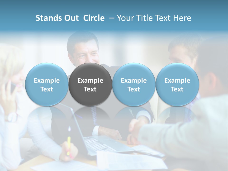 Pile Worker Success PowerPoint Template