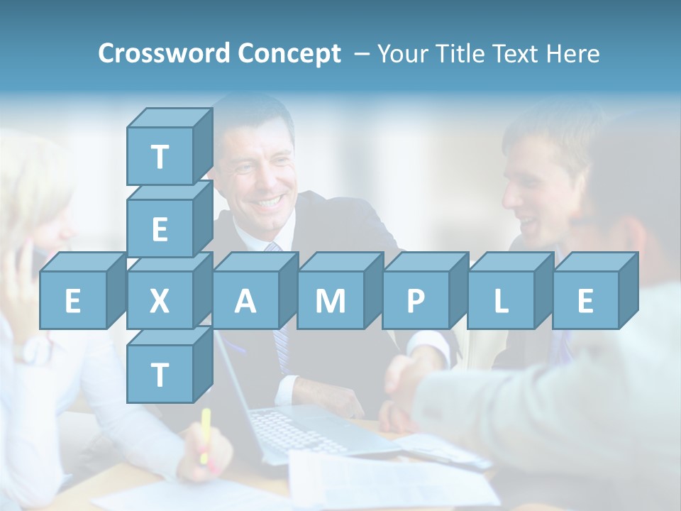 Pile Worker Success PowerPoint Template