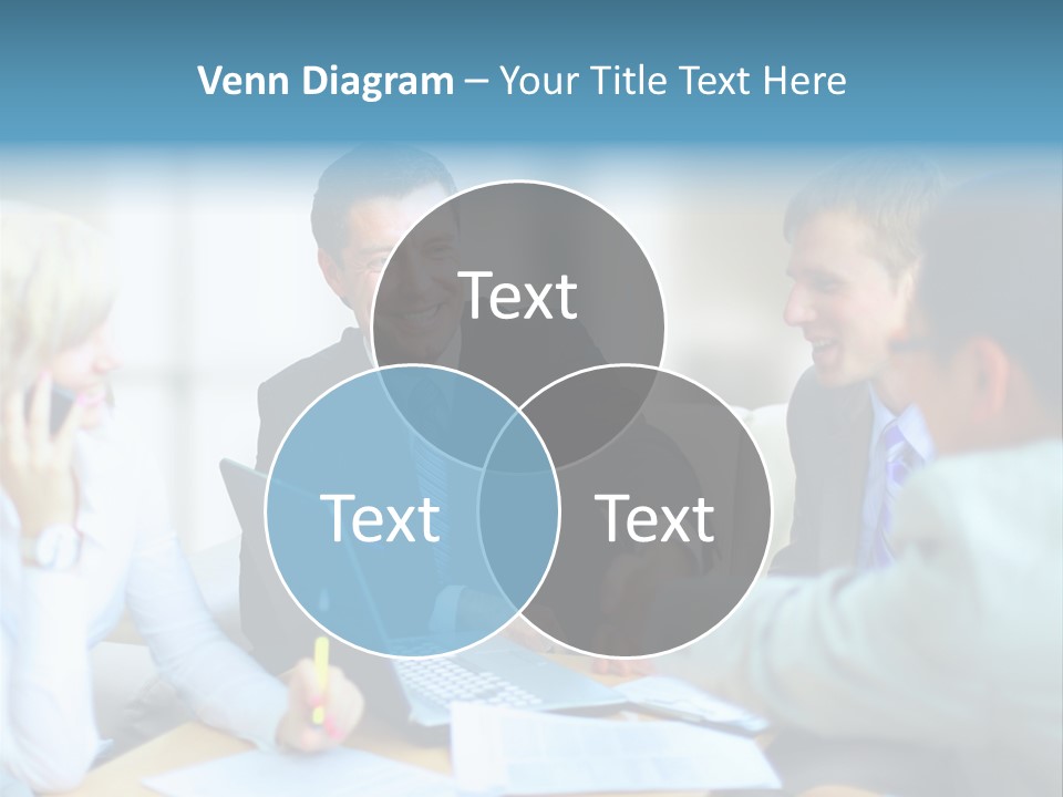 Pile Worker Success PowerPoint Template