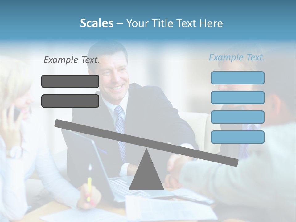 Pile Worker Success PowerPoint Template