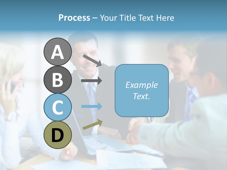 Pile Worker Success PowerPoint Template