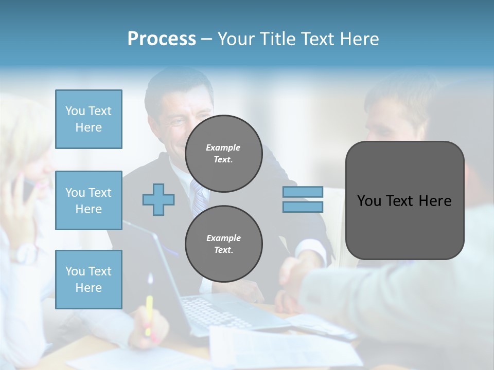 Pile Worker Success PowerPoint Template