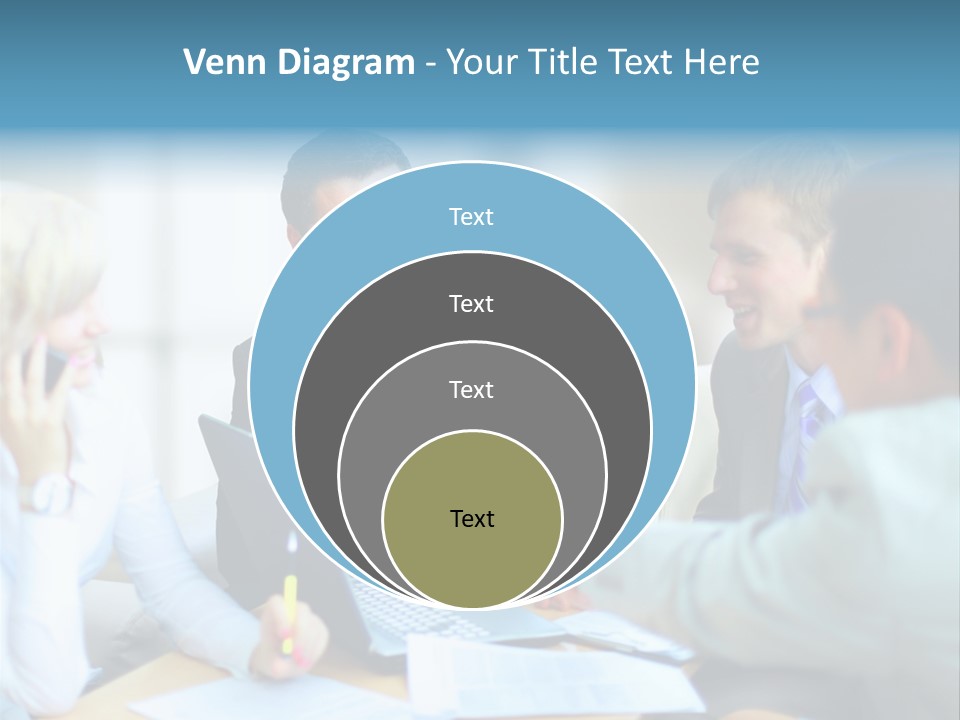 Pile Worker Success PowerPoint Template