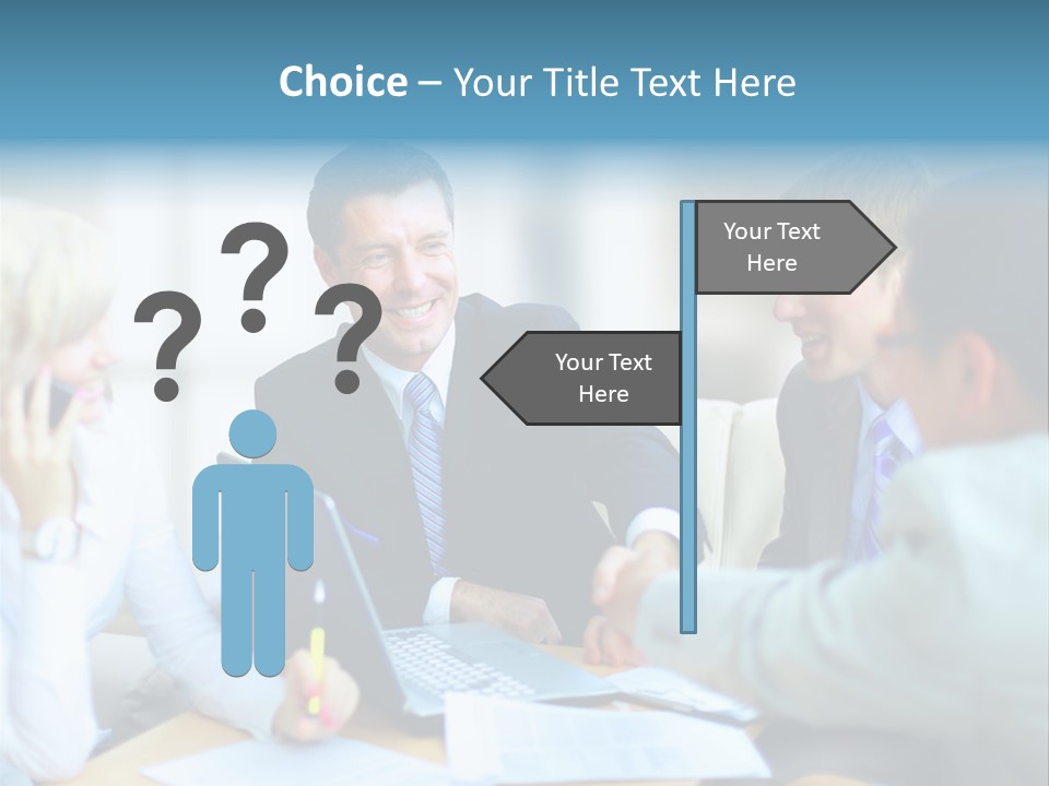 Pile Worker Success PowerPoint Template