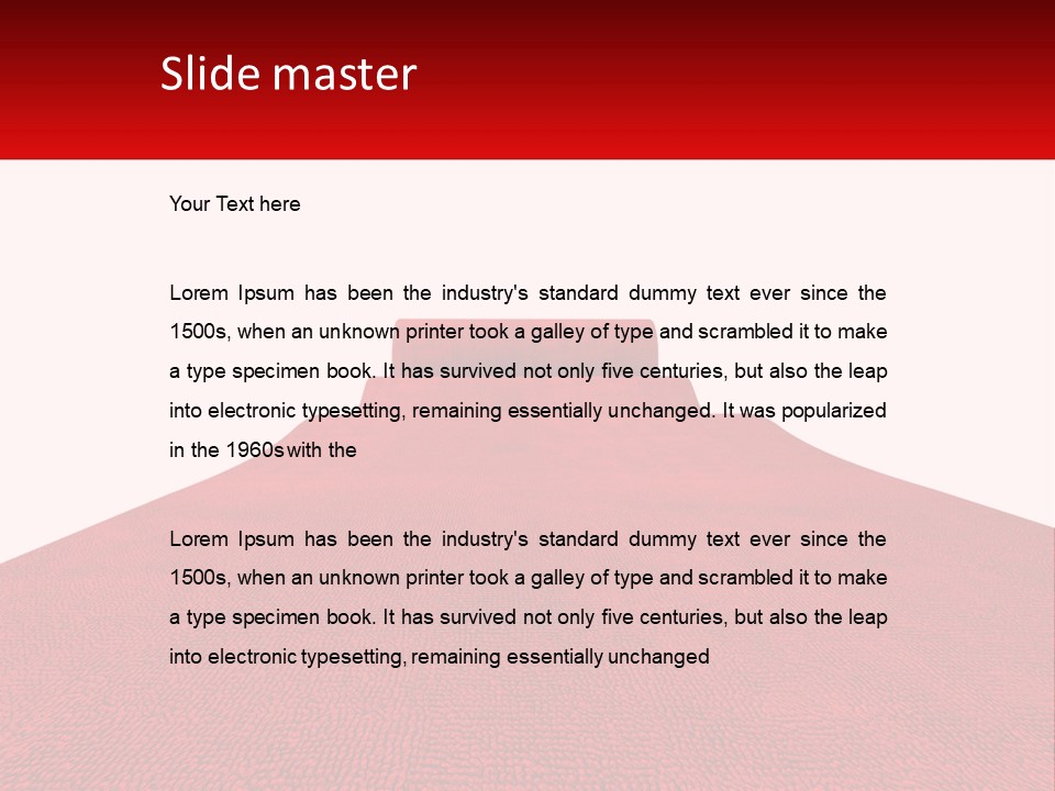 Roll Glory White PowerPoint Template