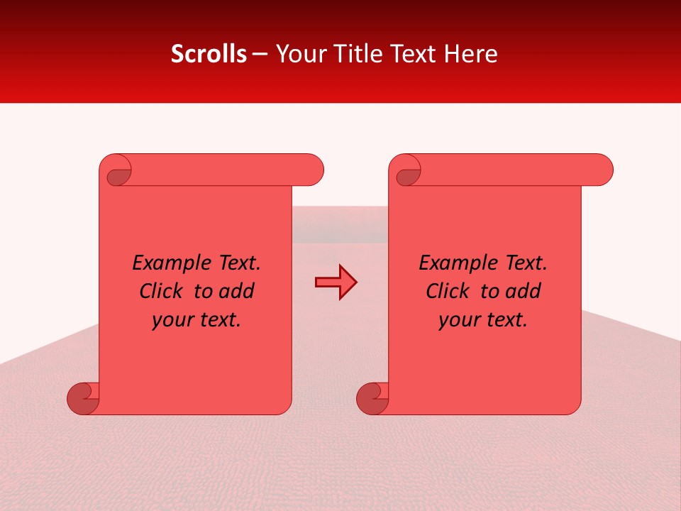 Roll Glory White PowerPoint Template