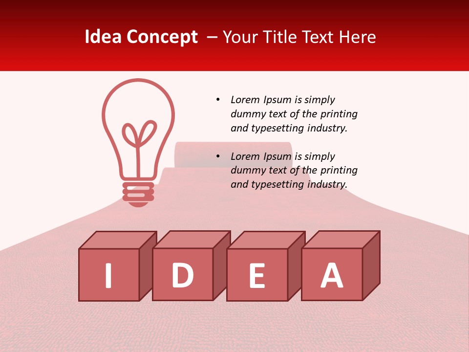 Roll Glory White PowerPoint Template