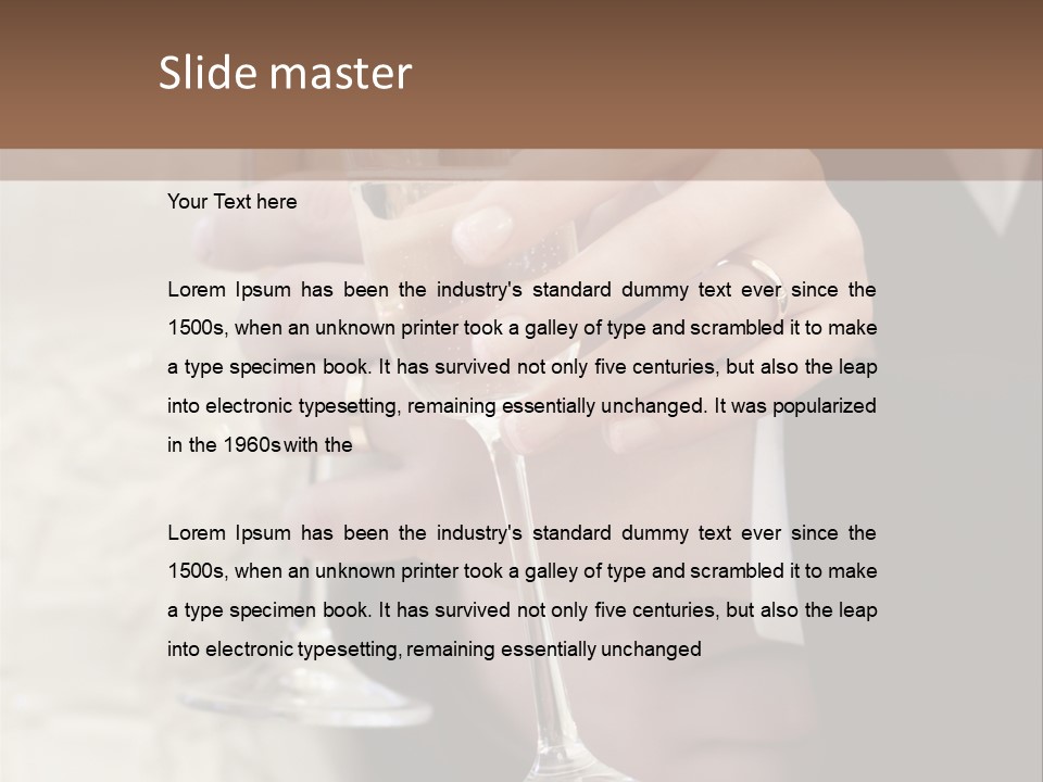 Celebration Lady Holiday PowerPoint Template