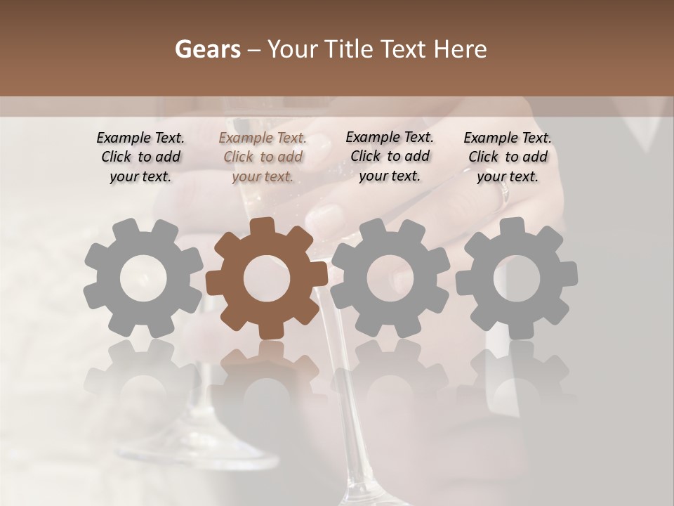 Celebration Lady Holiday PowerPoint Template