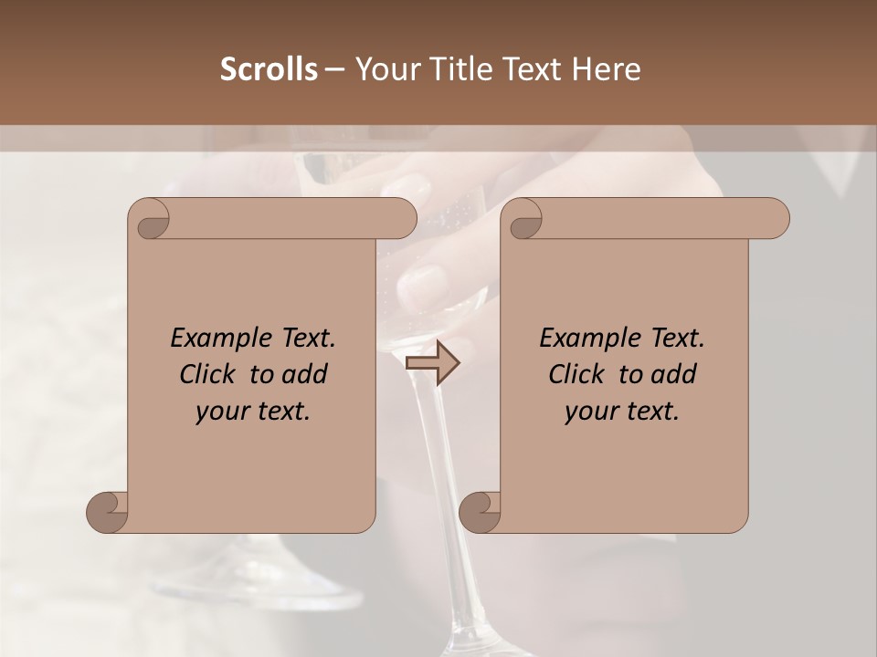 Celebration Lady Holiday PowerPoint Template