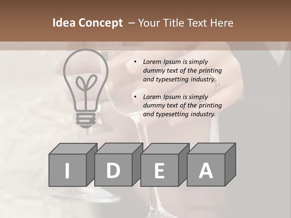 Celebration Lady Holiday PowerPoint Template