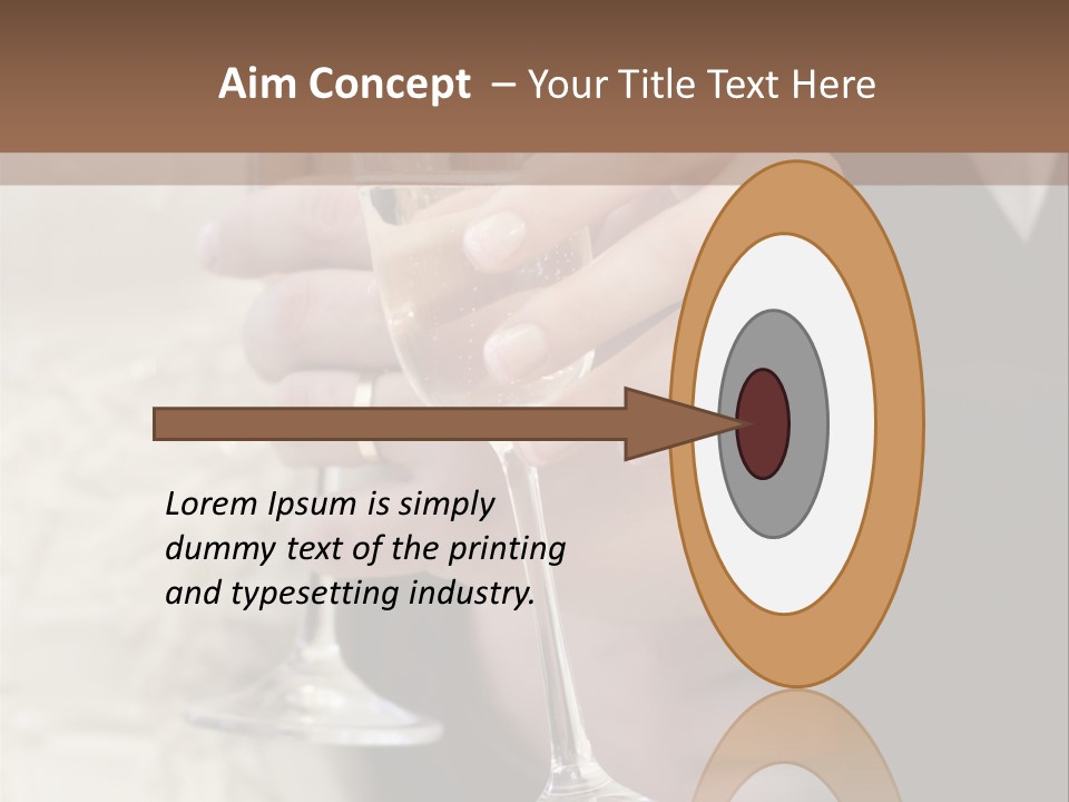 Celebration Lady Holiday PowerPoint Template