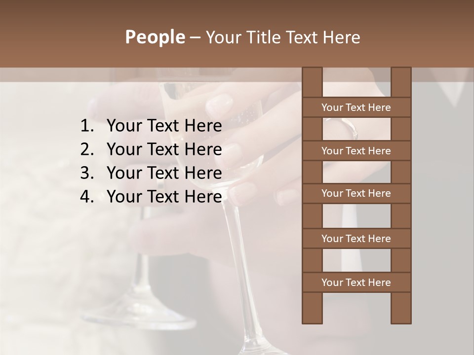 Celebration Lady Holiday PowerPoint Template