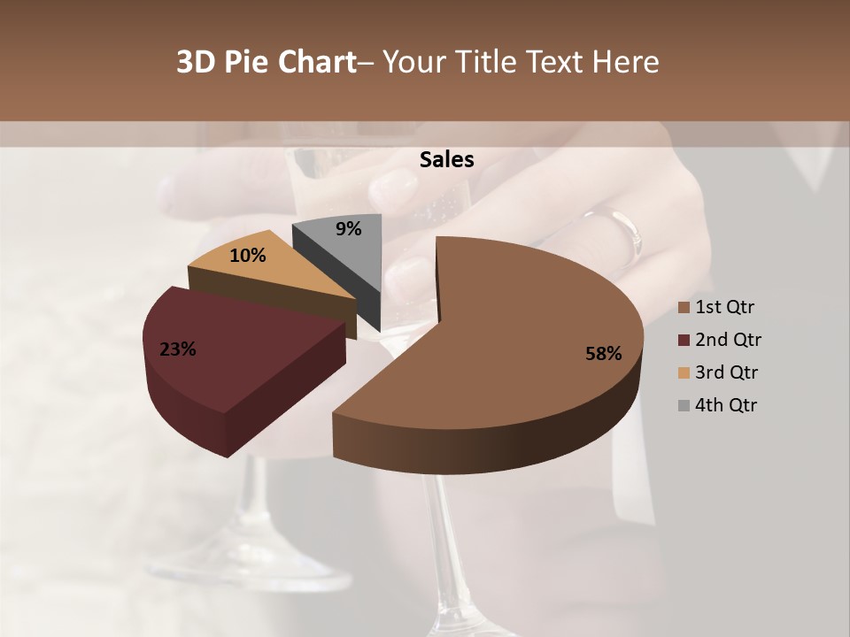 Celebration Lady Holiday PowerPoint Template