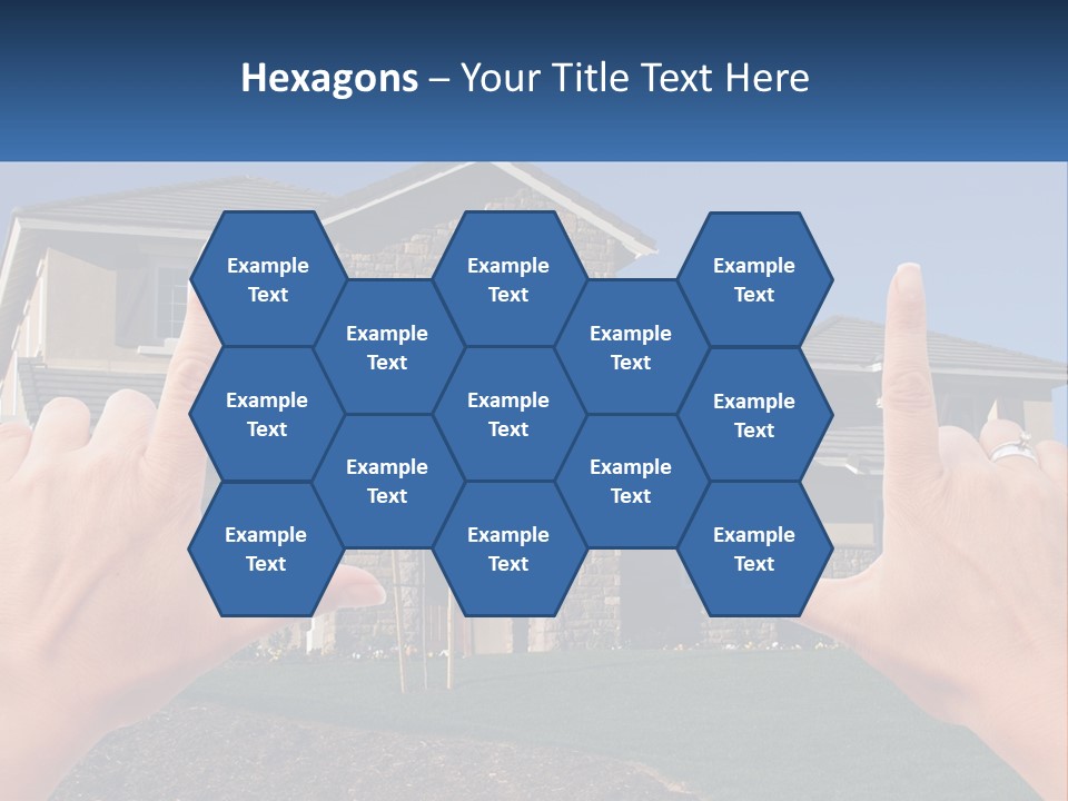Relocation Symbolic House PowerPoint Template