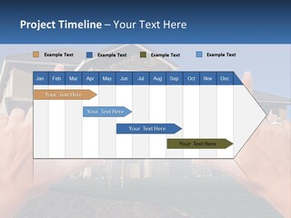 Relocation Symbolic House PowerPoint Template