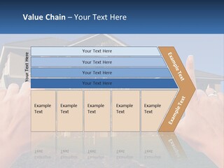 Relocation Symbolic House PowerPoint Template