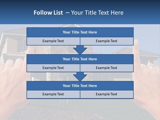 Relocation Symbolic House PowerPoint Template