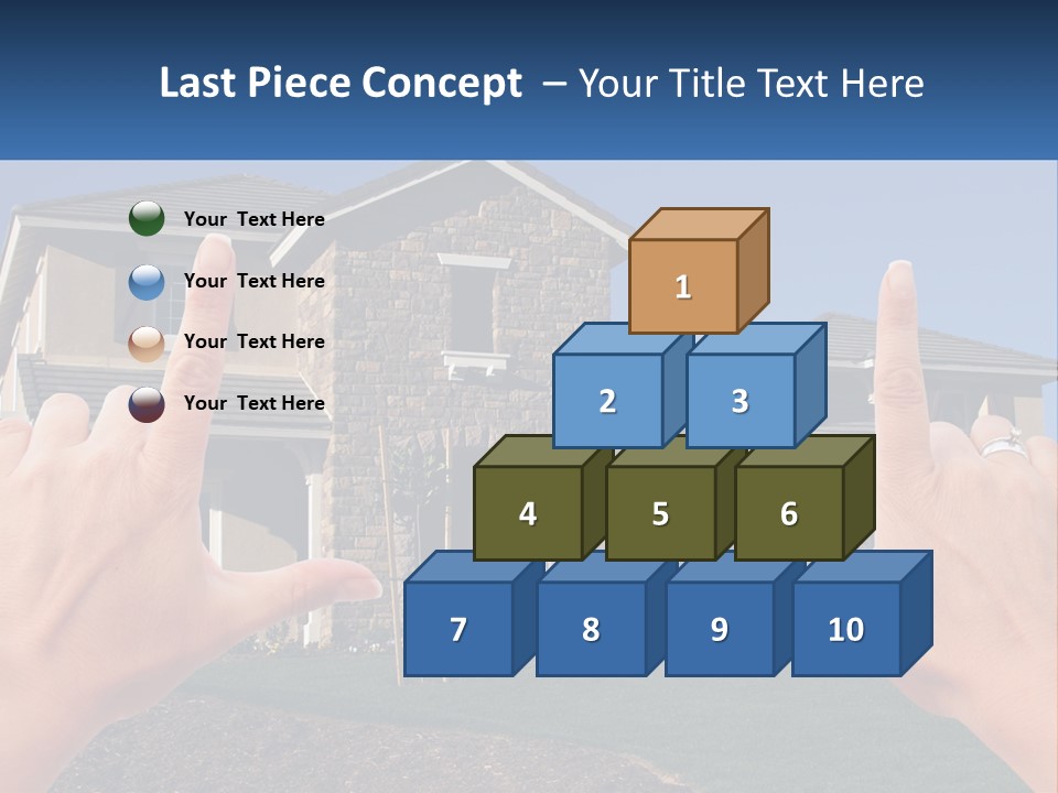 Relocation Symbolic House PowerPoint Template